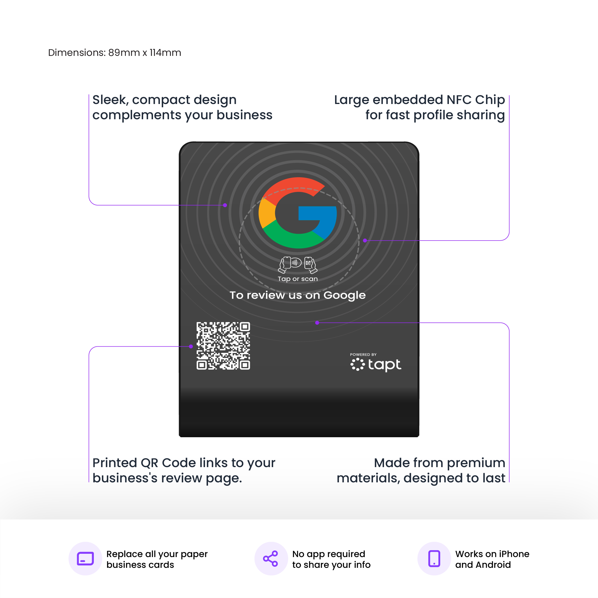 Google Review Stand - Image 3